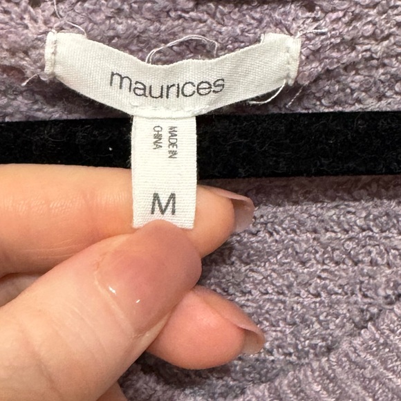 Maurices Lavender V-Neck Sweater - Picture 4 of 5
